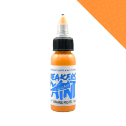 Pastel Orange Leather Paint