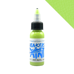 Pastel Green Leather Paint