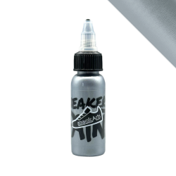 Dark Silver Leather Paint