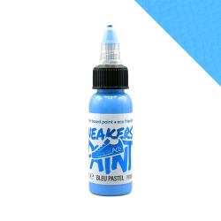 Peinture Cuir Bleu Pastel