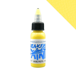 Pastel Yellow Leather Paint